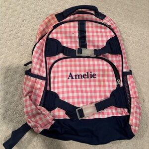 Pottery Barn Kids Girl’s Backpack | Pink Gingham | Pre-loved